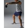 imageCOOFANDY Mens 2 in 1 Running Shorts 2 Pack Athletic Shorts Quick Dry Gym Training Workout Shorts with PocketsBlackNavy Blue
