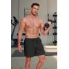 imageCOOFANDY Mens 2 in 1 Running Shorts 2 Pack Athletic Shorts Quick Dry Gym Training Workout Shorts with PocketsBlackNavy Blue