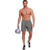imageCOOFANDY Mens 2 in 1 Running Shorts 2 Pack Athletic Shorts Quick Dry Gym Training Workout Shorts with PocketsDark GreyWine Red