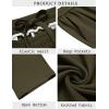 imageCOOFANDY Mens Casual Sweatpants Open Bottom Lounge Pants Lightweight Baggy Workout Yoga Track PantsArmy Green