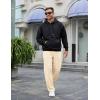 imageCOOFANDY Mens Casual Sweatpants Open Bottom Lounge Pants Lightweight Baggy Workout Yoga Track PantsBeige