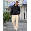 imageCOOFANDY Mens Casual Sweatpants Open Bottom Lounge Pants Lightweight Baggy Workout Yoga Track PantsBeige