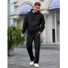 imageCOOFANDY Mens Casual Sweatpants Open Bottom Lounge Pants Lightweight Baggy Workout Yoga Track PantsBlack