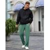 imageCOOFANDY Mens Casual Sweatpants Open Bottom Lounge Pants Lightweight Baggy Workout Yoga Track PantsGreen