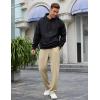 imageCOOFANDY Mens Casual Sweatpants Open Bottom Lounge Pants Lightweight Baggy Workout Yoga Track PantsKhaki