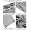 imageCOOFANDY Mens Casual Sweatpants Open Bottom Lounge Pants Lightweight Baggy Workout Yoga Track PantsLight Grey