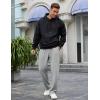 imageCOOFANDY Mens Casual Sweatpants Open Bottom Lounge Pants Lightweight Baggy Workout Yoga Track PantsLight Grey