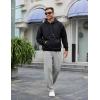 imageCOOFANDY Mens Casual Sweatpants Open Bottom Lounge Pants Lightweight Baggy Workout Yoga Track PantsLight Grey