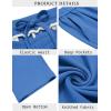 imageCOOFANDY Mens Casual Sweatpants Open Bottom Lounge Pants Lightweight Baggy Workout Yoga Track PantsRoyal Blue