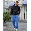 imageCOOFANDY Mens Casual Sweatpants Open Bottom Lounge Pants Lightweight Baggy Workout Yoga Track PantsRoyal Blue