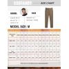 imageCOOFANDY Mens Classic Casual Dress Pants Expandable Waist Suit Pant Slim Fit Flat Front SlacksGrey Brown