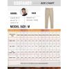 imageCOOFANDY Mens Classic Casual Dress Pants Expandable Waist Suit Pant Slim Fit Flat Front SlacksKhaki
