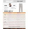 imageCOOFANDY Mens Classic Casual Dress Pants Expandable Waist Suit Pant Slim Fit Flat Front SlacksLight Grey