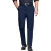 imageCOOFANDY Mens Classic Casual Dress Pants Expandable Waist Suit Pant Slim Fit Flat Front SlacksNavy Blue