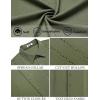 imageCOOFANDY Mens Cuban Guayabera Shirt Casual Short Sleeve Button Down Shirts Summer Beach ShirtsArmy Green