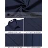 imageCOOFANDY Mens Cuban Guayabera Shirt Casual Short Sleeve Button Down Shirts Summer Beach ShirtsDark Blue