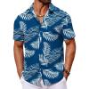 Blue - Palm Leaf