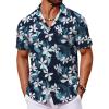 Navy - Tropical Flower