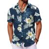 Navy - White Floral