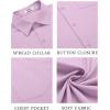 imageCOOFANDY Mens Button Down Shirts Short Sleeve Casual Dress Shirts Untucked Summer Shirt with PocketLavender