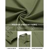 imageCOOFANDY Mens Stretch Dress Shirts Long Sleeve Button Down Shirt Regular Fit Formal Business ShirtsArmy Green