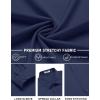 imageCOOFANDY Mens Stretch Dress Shirts Long Sleeve Button Down Shirt Regular Fit Formal Business ShirtsMidnight Blue