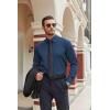 imageCOOFANDY Mens Stretch Dress Shirts Long Sleeve Button Down Shirt Regular Fit Formal Business ShirtsNavy