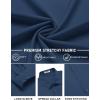 imageCOOFANDY Mens Stretch Dress Shirts Long Sleeve Button Down Shirt Regular Fit Formal Business ShirtsNavy