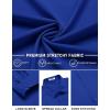 imageCOOFANDY Mens Stretch Dress Shirts Long Sleeve Button Down Shirt Regular Fit Formal Business ShirtsRoyal Azure Blue