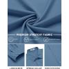 imageCOOFANDY Mens Stretch Dress Shirts Long Sleeve Button Down Shirt Regular Fit Formal Business ShirtsSteel Blue