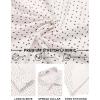 imageCOOFANDY Mens Stretch Dress Shirts Long Sleeve Button Down Shirt Regular Fit Formal Business ShirtsWhitegeometric Patterns