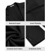 imageCOOFANDY Mens Casual Knit Blazer Two Button Lightweight Sport Coats Suit JacketBlack