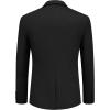 imageCOOFANDY Mens Casual Knit Blazer Two Button Lightweight Sport Coats Suit JacketBlack