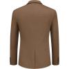 imageCOOFANDY Mens Casual Knit Blazer Two Button Lightweight Sport Coats Suit JacketBrown