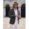 imageCOOFANDY Mens Casual Knit Blazer Two Button Lightweight Sport Coats Suit JacketDark Grey