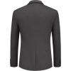 imageCOOFANDY Mens Casual Knit Blazer Two Button Lightweight Sport Coats Suit JacketDark Grey