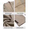 imageCOOFANDY Mens Casual Knit Blazer Two Button Lightweight Sport Coats Suit JacketKhaki Grey