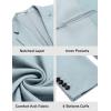 imageCOOFANDY Mens Casual Knit Blazer Two Button Lightweight Sport Coats Suit JacketLight Blue