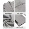 imageCOOFANDY Mens Casual Knit Blazer Two Button Lightweight Sport Coats Suit JacketLight Grey