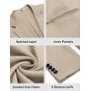 imageCOOFANDY Mens Casual Knit Blazer Two Button Lightweight Sport Coats Suit JacketLight Khaki