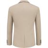 imageCOOFANDY Mens Casual Knit Blazer Two Button Lightweight Sport Coats Suit JacketLight Khaki