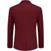 imageCOOFANDY Mens Casual Knit Blazer Two Button Lightweight Sport Coats Suit JacketWine Red