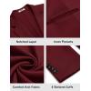 imageCOOFANDY Mens Casual Knit Blazer Two Button Lightweight Sport Coats Suit JacketWine Red