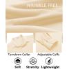 imageCOOFANDY Mens Dress Shirt Long Sleeve Wrinkle Free Formal Shirts Business Casual Button Down ShirtsBeige