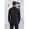 imageCOOFANDY Mens Dress Shirt Long Sleeve Wrinkle Free Formal Shirts Business Casual Button Down ShirtsBlack