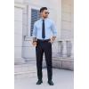 imageCOOFANDY Mens Dress Shirt Long Sleeve Wrinkle Free Formal Shirts Business Casual Button Down ShirtsBlue