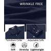 imageCOOFANDY Mens Dress Shirt Long Sleeve Wrinkle Free Formal Shirts Business Casual Button Down ShirtsDark Blue