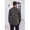 imageCOOFANDY Mens Dress Shirt Long Sleeve Wrinkle Free Formal Shirts Business Casual Button Down ShirtsDark Grey
