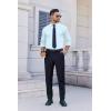 imageCOOFANDY Mens Dress Shirt Long Sleeve Wrinkle Free Formal Shirts Business Casual Button Down ShirtsLight Blue