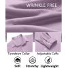 imageCOOFANDY Mens Dress Shirt Long Sleeve Wrinkle Free Formal Shirts Business Casual Button Down ShirtsLight Purple